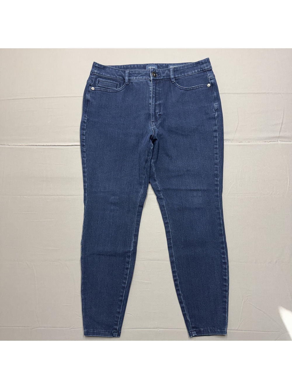 J.Jill Premium-Flex High-Rise Leggings Jeans Womens 12P Petite Dark Wash Stretch
